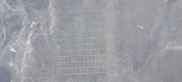 Honda Forza Tapa Delantera Derecha 64501-K1B-T200