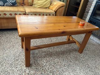 Mesa centro provenzal rustico