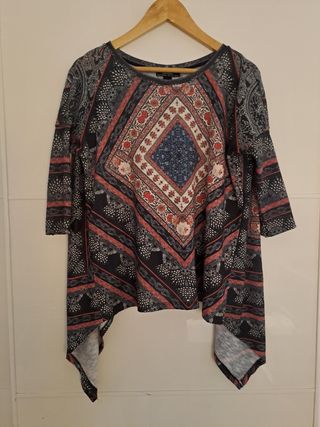 Jersey poncho