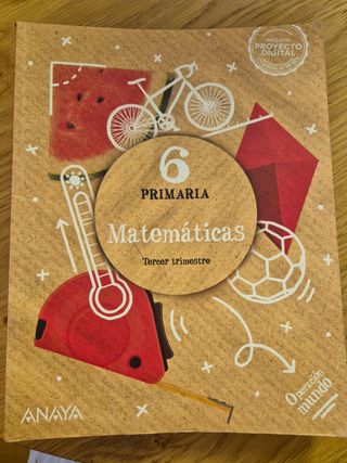 1º, 2º y 3º trimestre matemáticas 6º de primaria