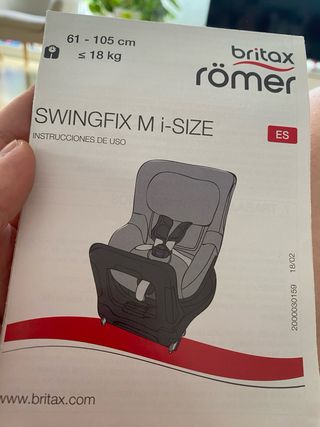 Silla coche BRITAX ROMER Swingfix M i-Size.