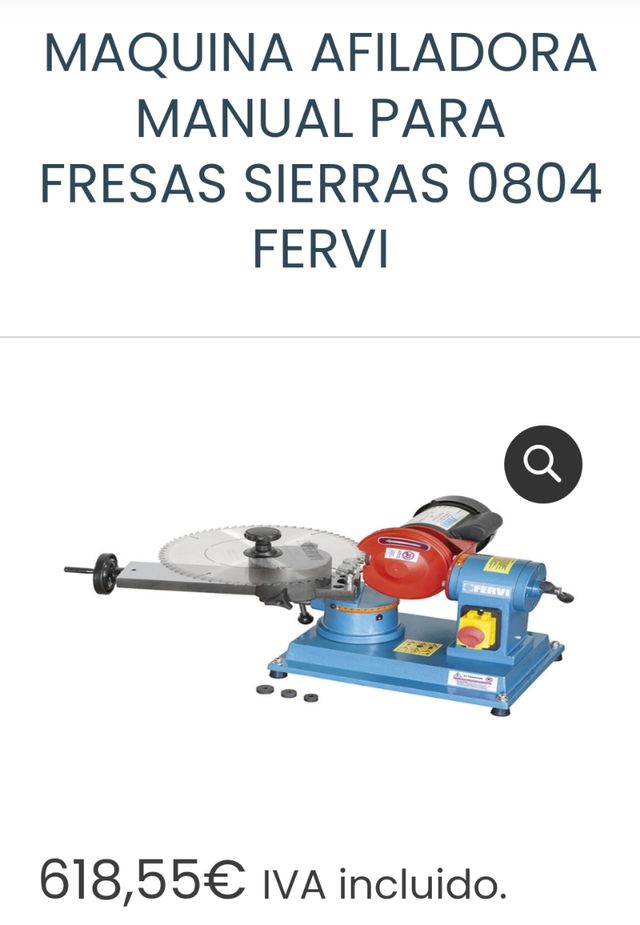 AFILADORA MANUAL PARA FRESAS SIERRAS