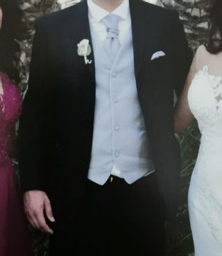 Chaleco y corbata novio