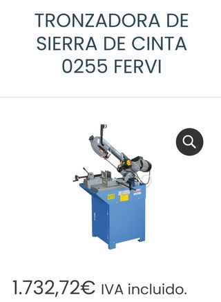 TRONZADORA DE SIERRA DE CINTA 0255 FERVI