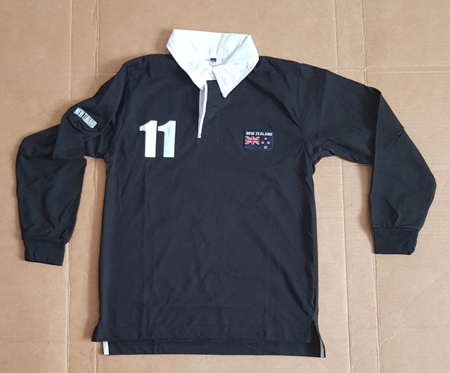 Camiseta Rugby Nueva Zelanda. Talla S