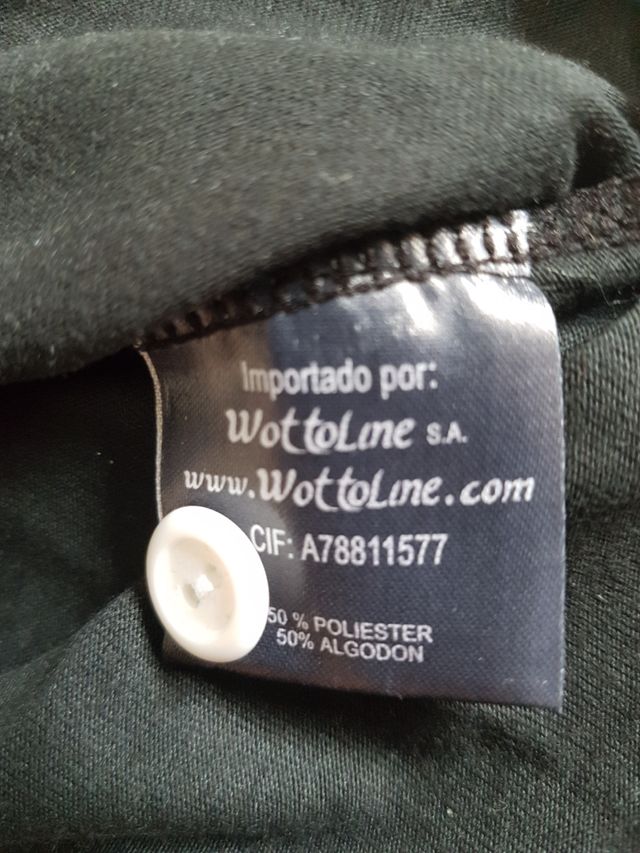 Camiseta Rugby Nueva Zelanda. Talla S