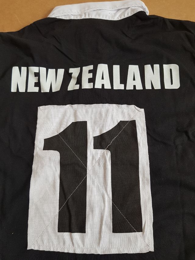 Camiseta Rugby Nueva Zelanda. Talla S