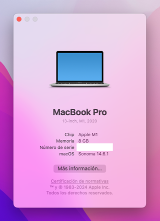 APPLE - MACBOOK PRO 13 M1 / SILVER / 256 GB / 8 GB