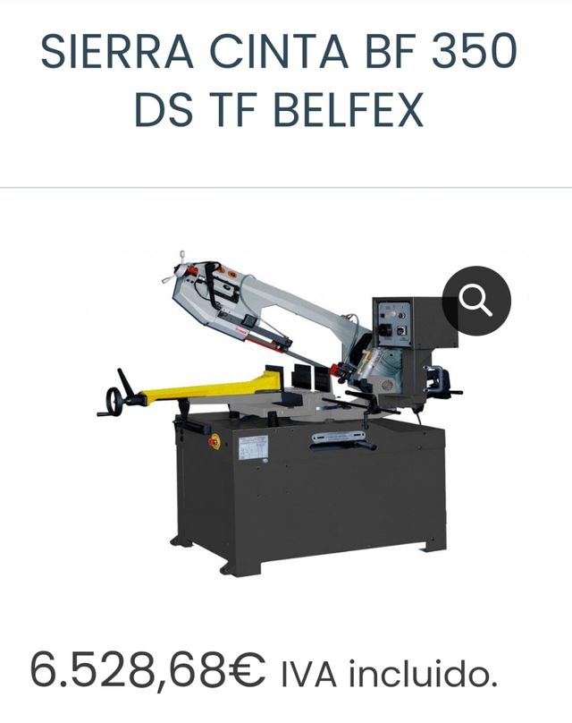 SIERRA CINTA BF 350 DS TF BELFEX