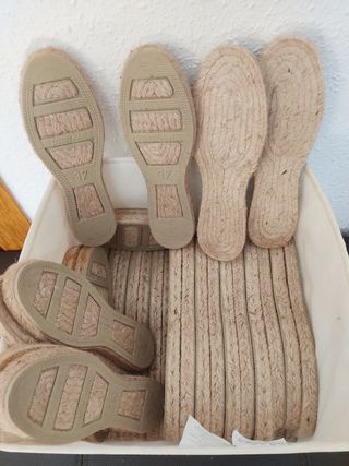 Suelas alpargatas