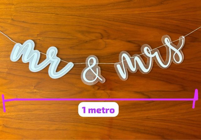 Guirnalda Boda Mr & Mrs