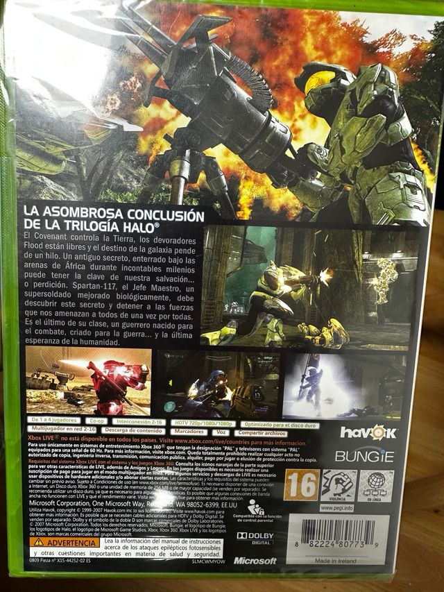 Video juego xbox 360 halo-3