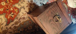 Baúl madera con herrajes