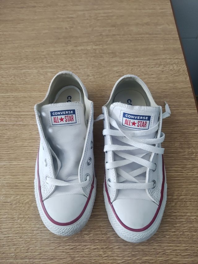Wallapop Converse All Star Blancas Segunda Mano Converse Bebe