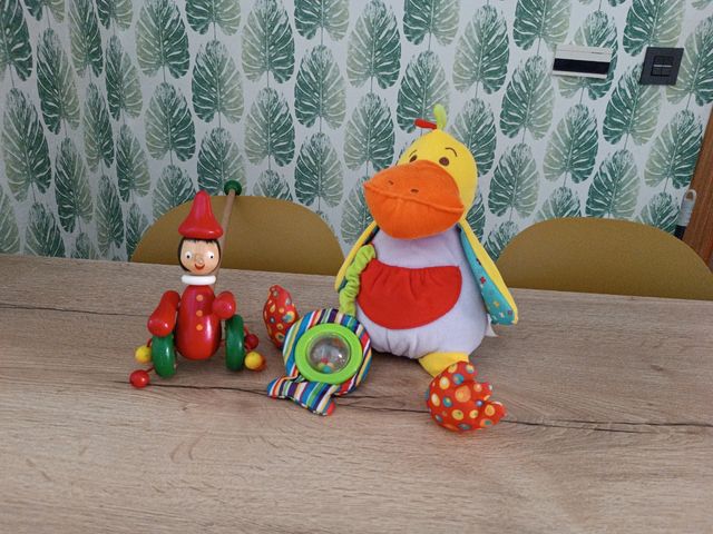 Lote peluche + arrastre