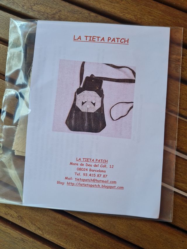 Kit diy portacellulare orsetto in tessuto