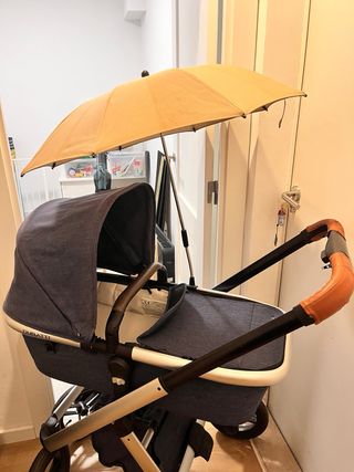 Carrito bebe 3 en 1 capazo, silla +complmentos