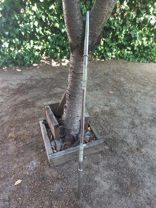 Barra larga de pesas