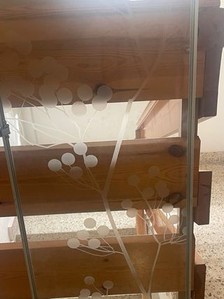 3 puertas billy vidrio gravado