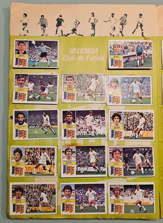 Cromos Plantilla Valencia 82/83