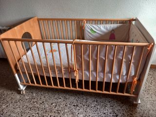Cuna convertible en cama