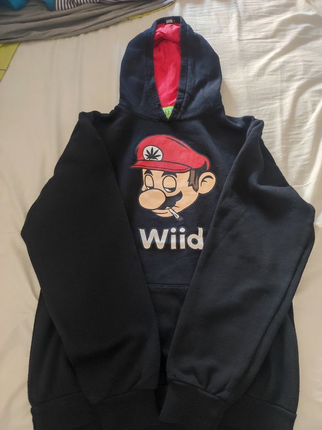 Sudadera negra manga larga