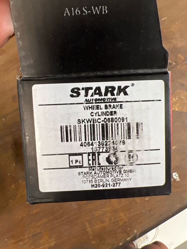 Bombin cilindro para freno trasero kangoo