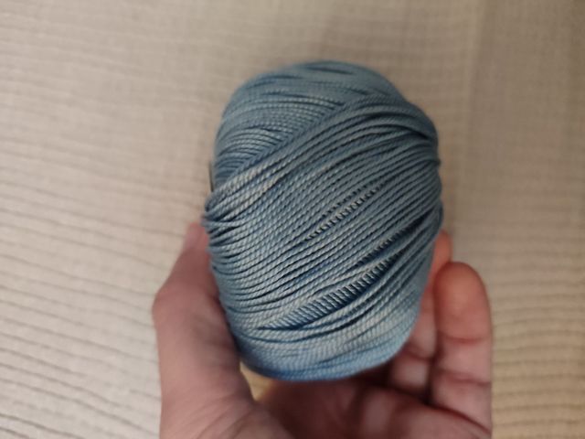 Perlé azul TRIDALIA FABRA COATS (2kg total)