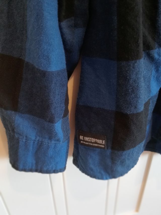 Camisa de cuadros niño.