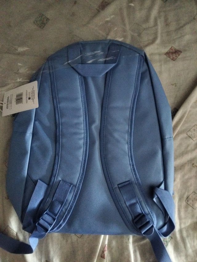 Mochila escolar grande azul