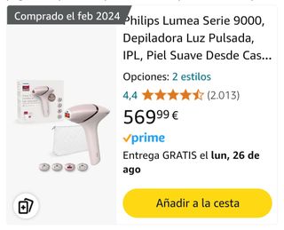 Depiladora Philips Lumea 9000 BRI957/00
