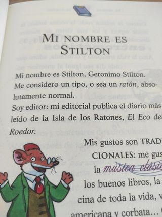 Mi nombre es Stilton, GERÓNIMO STILTON