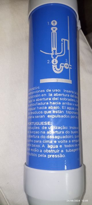 Desatascador lavabo y fregadero