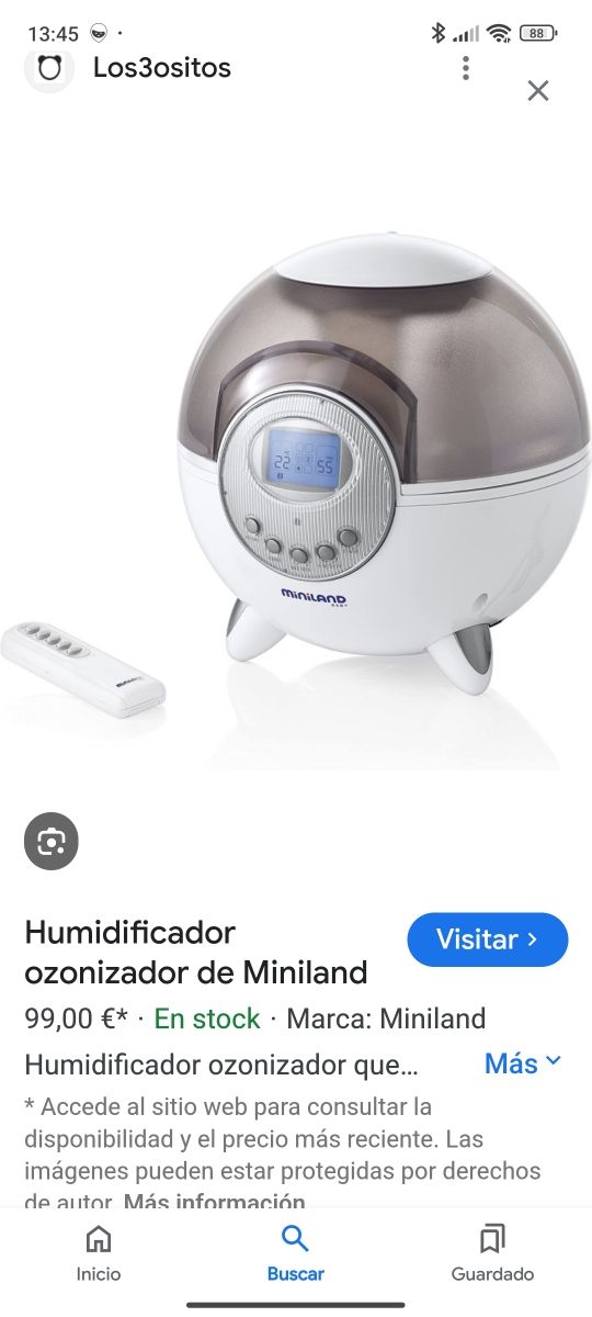 Humidificador bebé