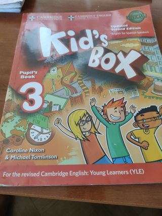 Libro inglés Kid s Box 3 primaria