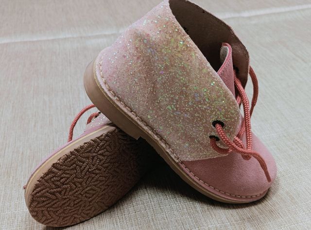 Botines niña piel a estrenar, talla 34