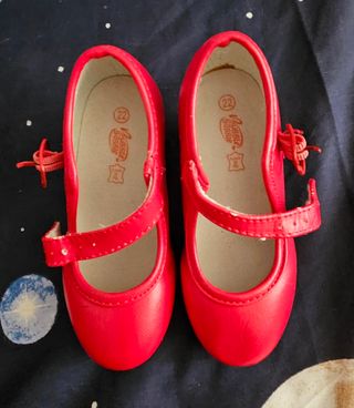 Zapatos flamenca tacón 