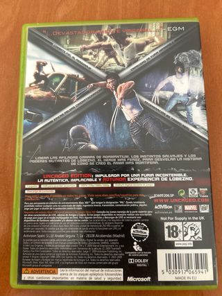 X-men origenes lobezno xbox 360