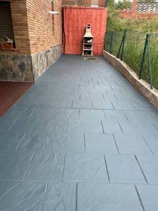 Hormigon impreso y verticales