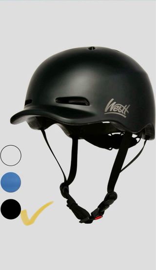 casco de bicicleta y patin
