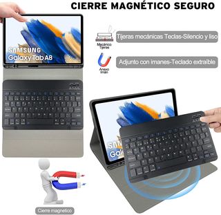 Funda con Teclado Samsung Gala Tab S7/S8/S9/S9 FE