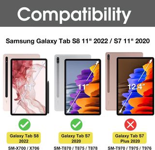 Funda con Teclado Samsung Gala Tab S7/S8/S9/S9 FE