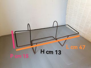 Balconiera semplice in ferro. 