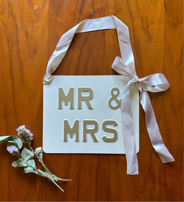 Cartel boda MR  MRS