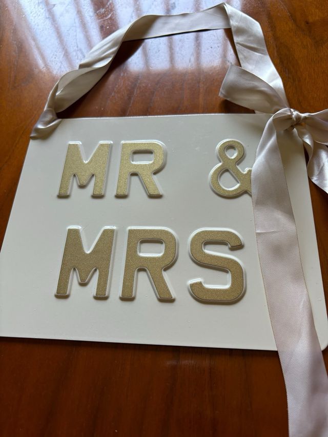Cartel boda MR  MRS