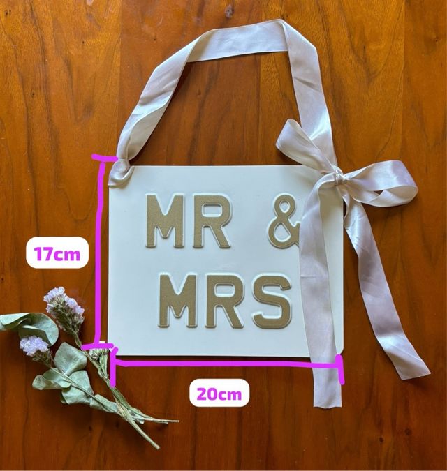 Cartel boda MR  MRS