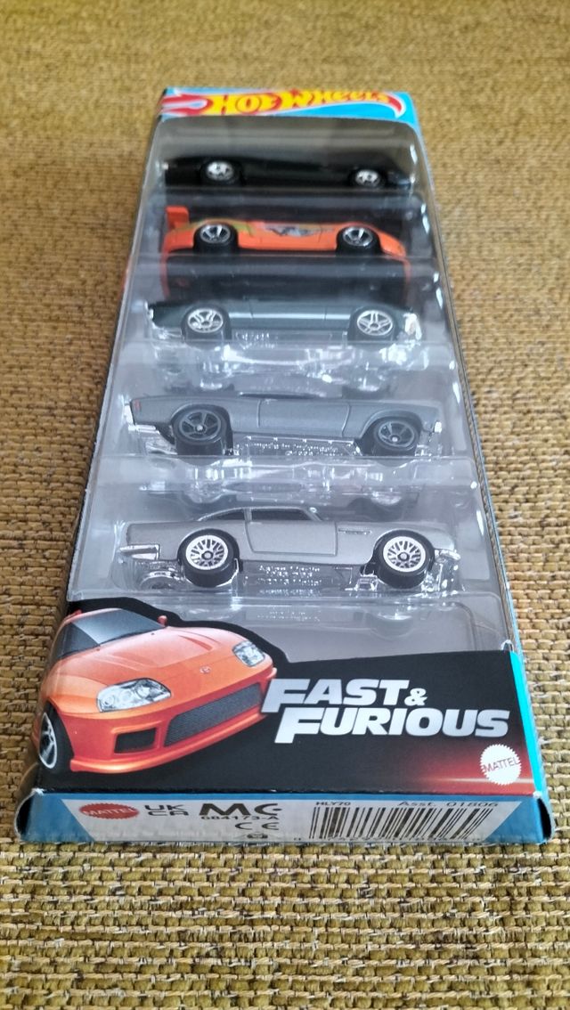 PACK FAST FURIOUS HOT WHEELS