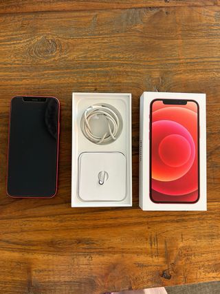 Iphone 12 64gb rojo COMO NUEVO
