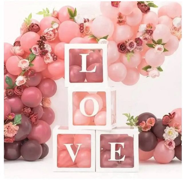 Cubos decoracion boda