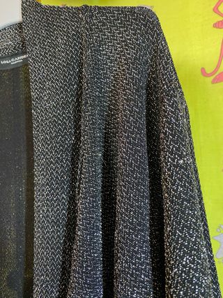 ENVÍO VESTIDO + KIMONO FIESTA gala negro plateado